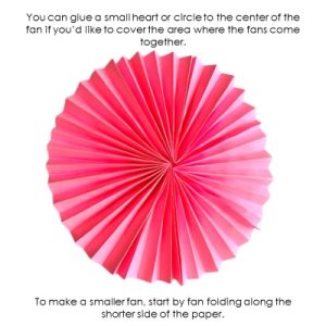 How to Make Paper Fans how to make a circular paper fan for classroom decor