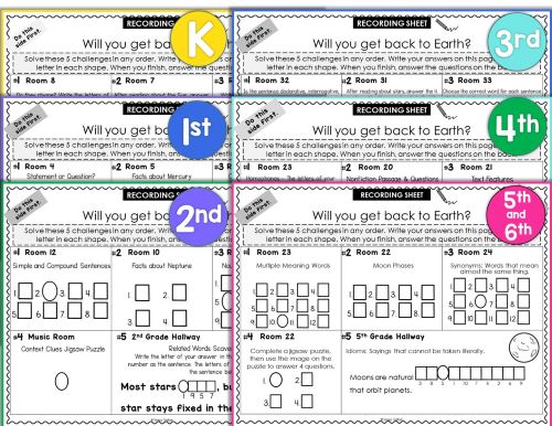 6 Escape Room Games for an Unforgettable Space-Themed Family Literacy Night