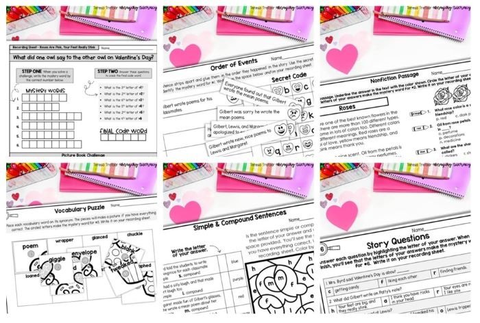 Roses Are Pink, Your Feet Really Stink Activities