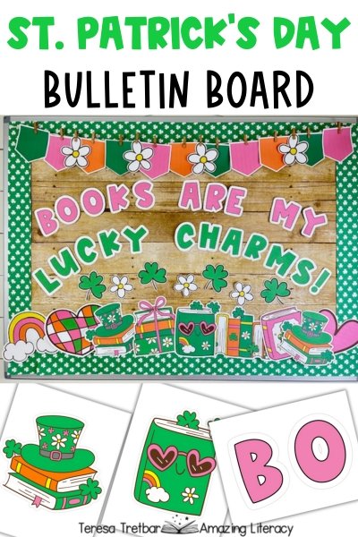 Books are my lucky charms bulletin board