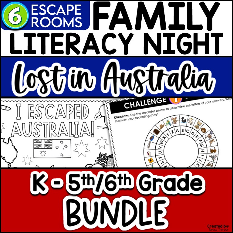 Family Literacy Night Escape Room